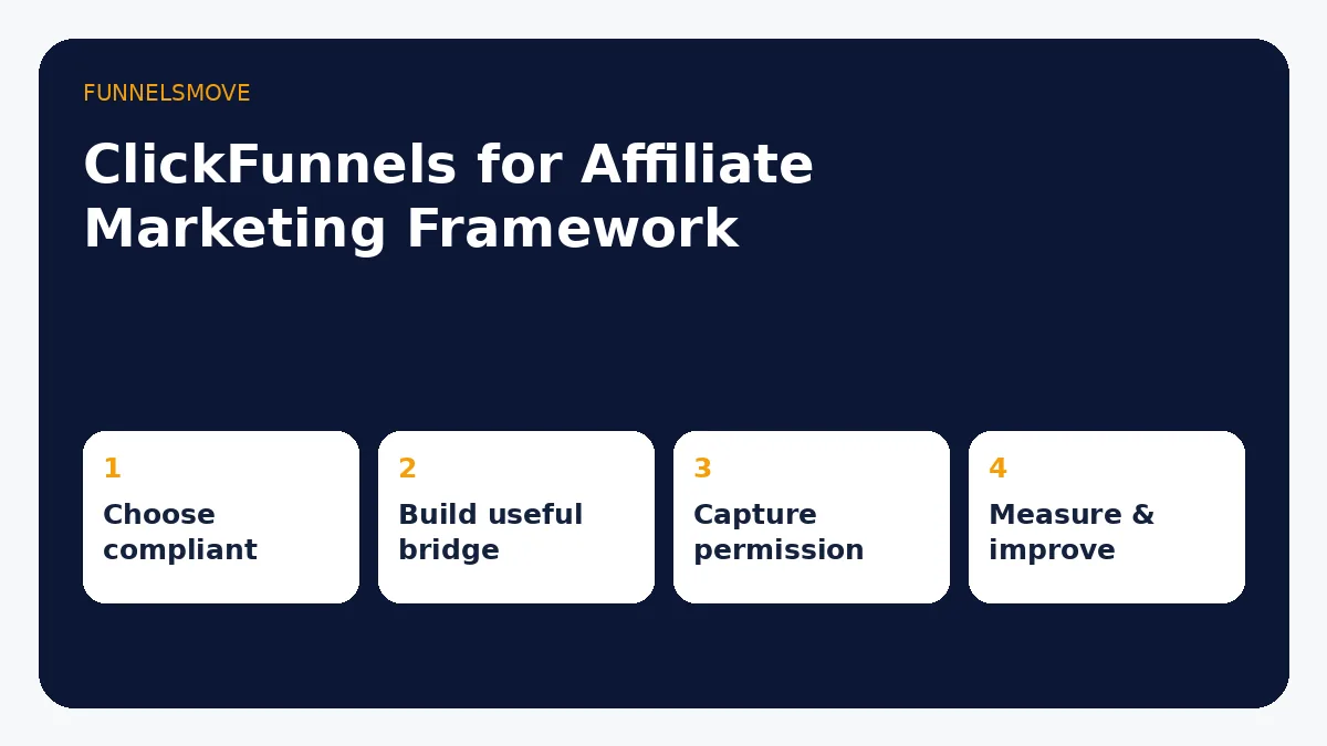 Build value before the affiliate click planning framework