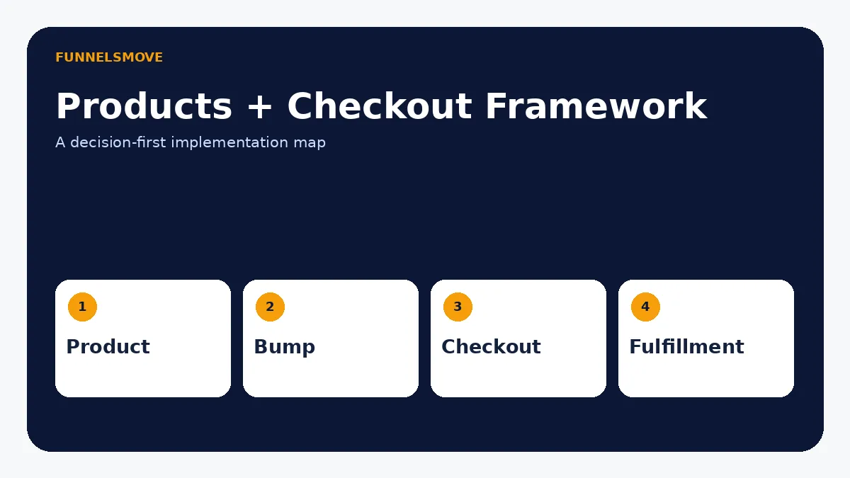 Add a checkout or order form page planning framework