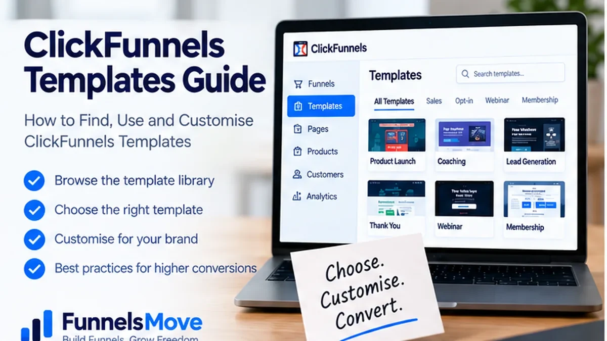 ClickFunnels Templates: How to Choose and Customize visual overview
