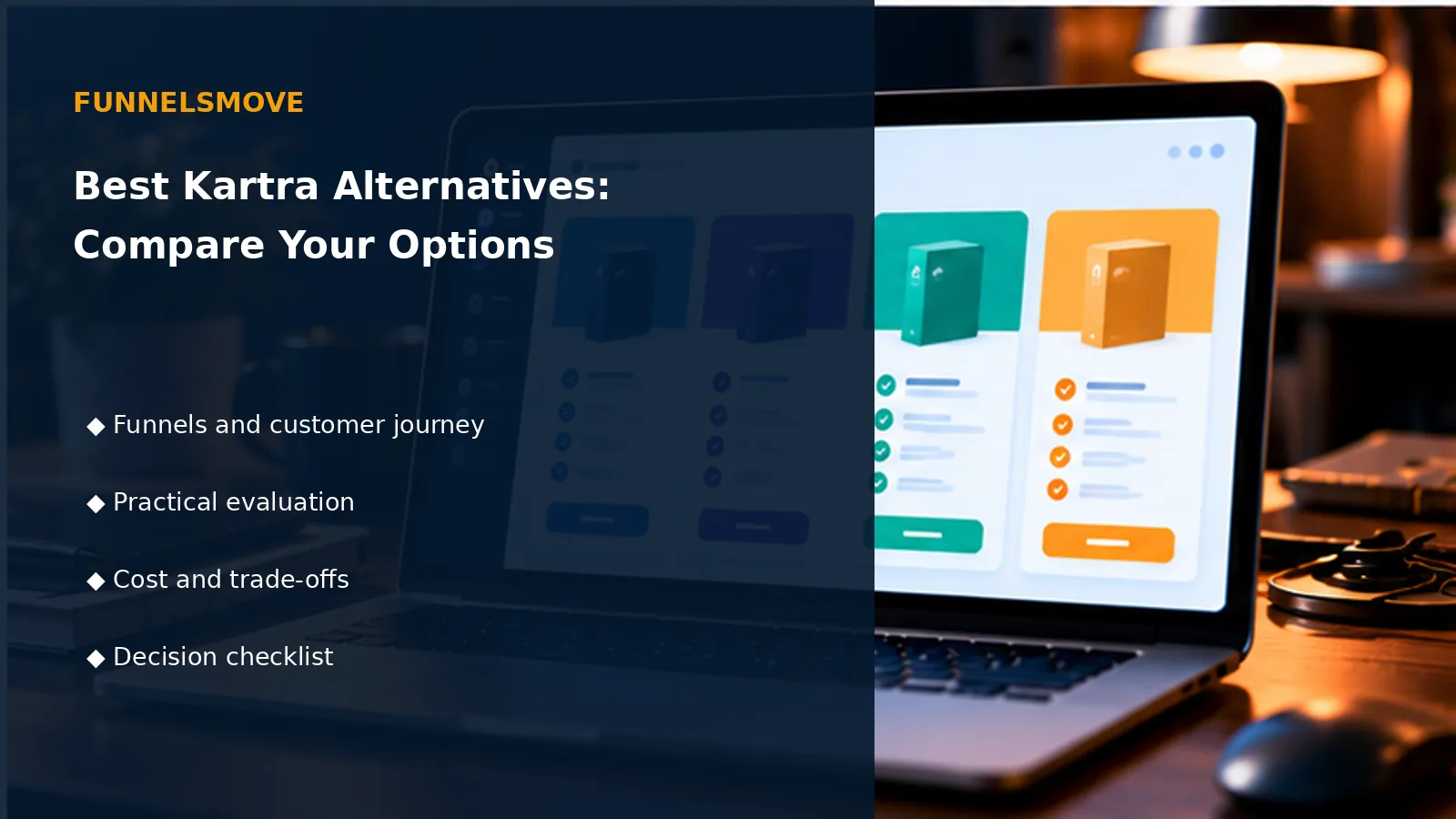 Best Kartra Alternatives: Compare Your Options workspace illustration