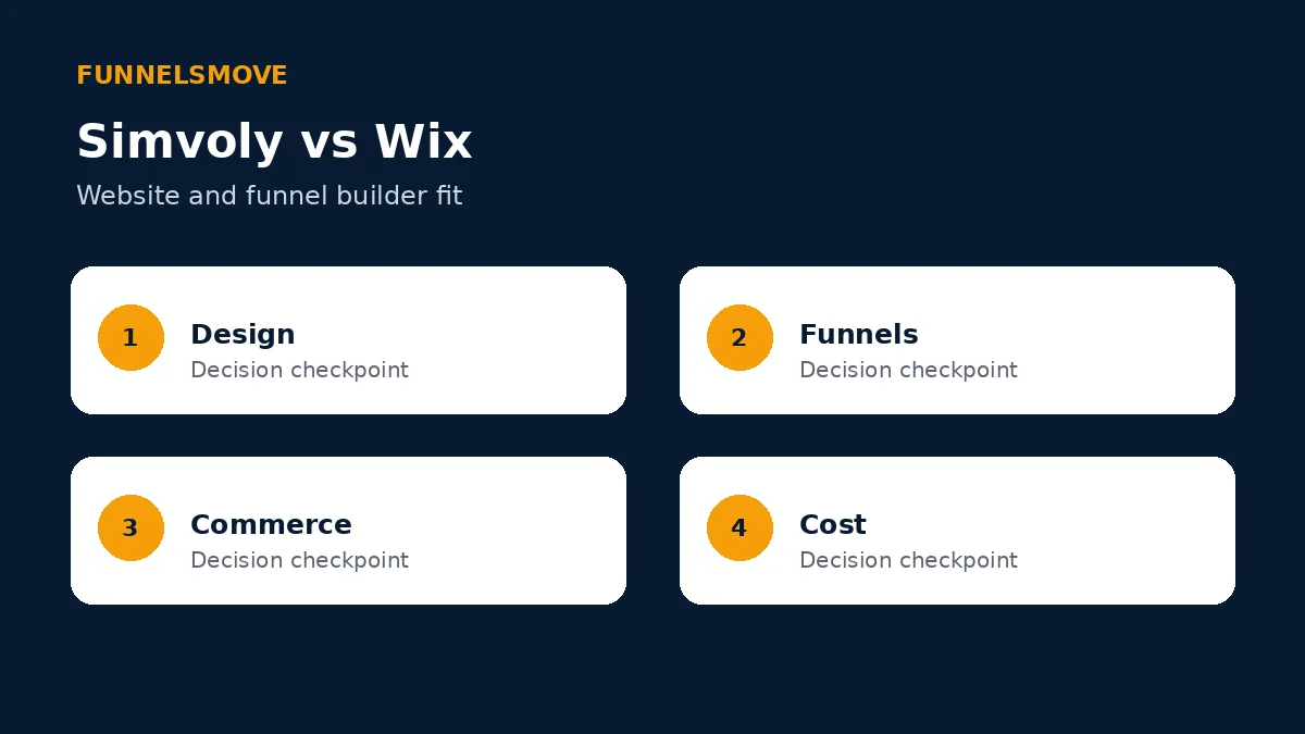 A practical website-builder framework decision framework