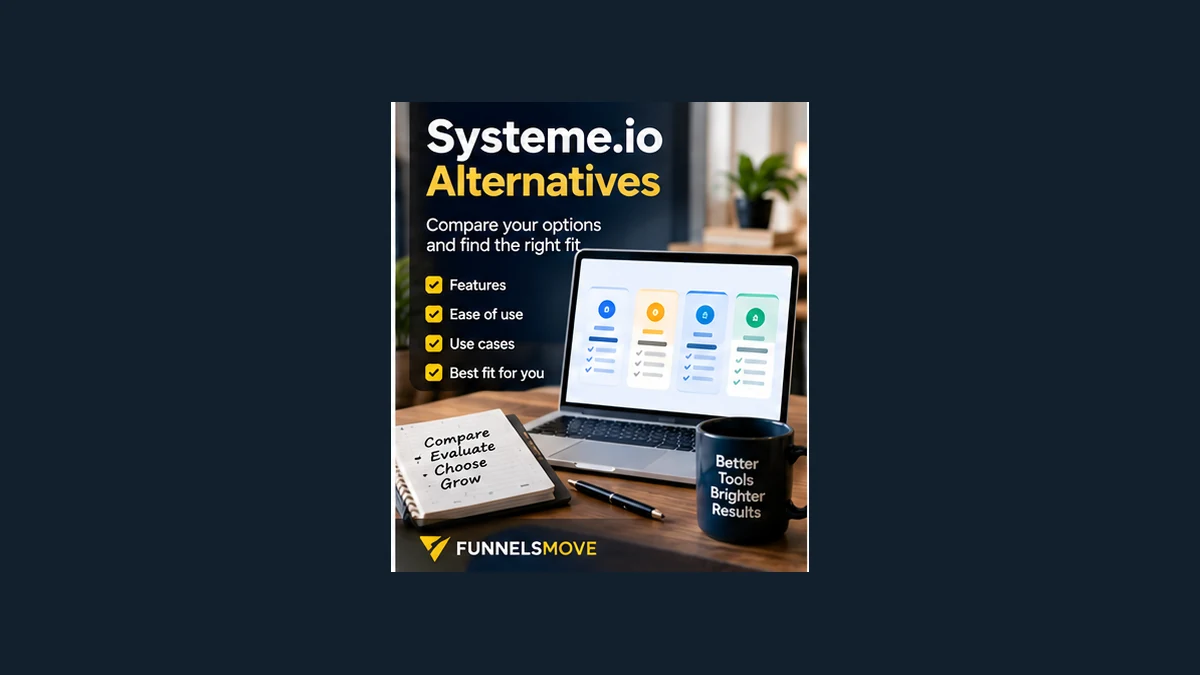 Systeme.io Alternatives: Compare the Trade-Offs editorial illustration
