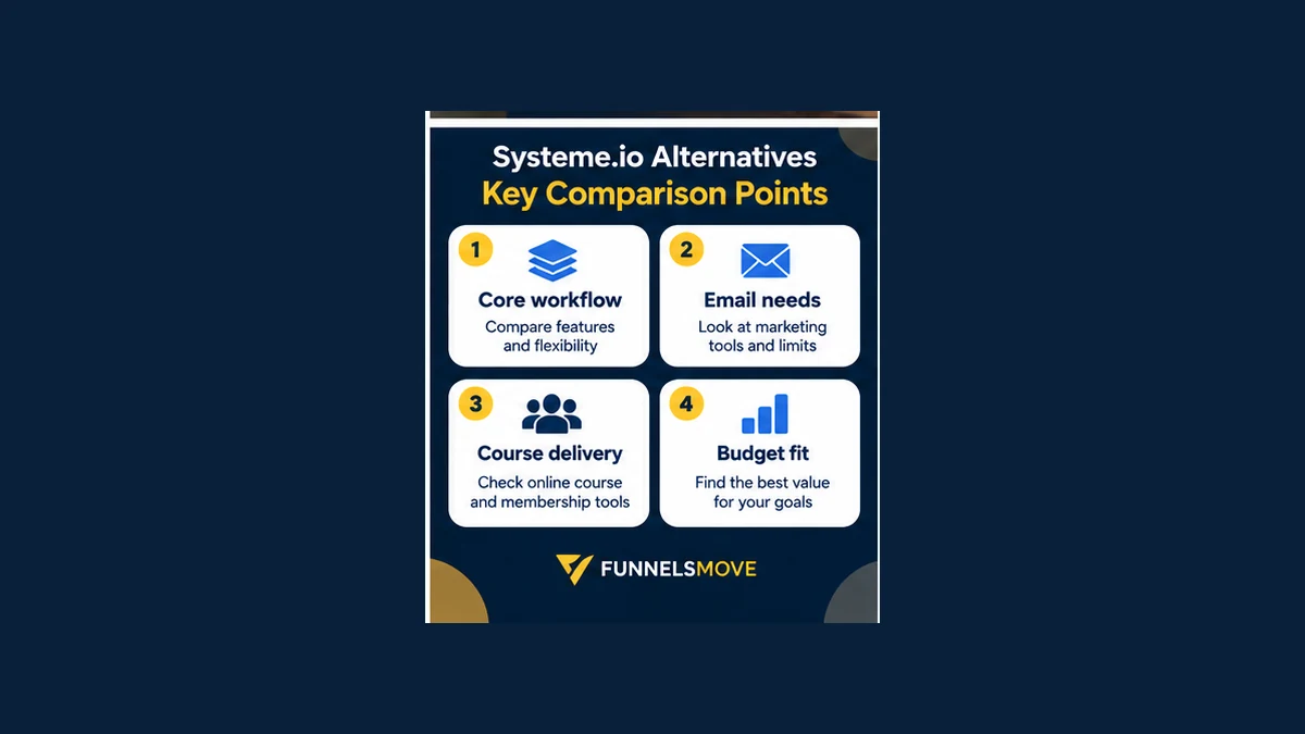 ClickFunnels as an alternative decision-support infographic